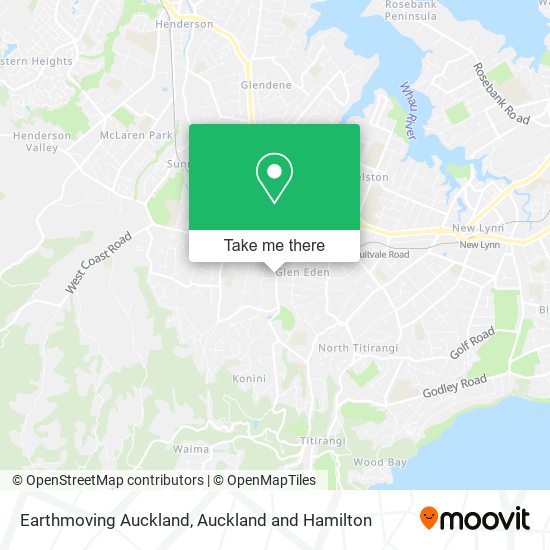 Earthmoving Auckland地图