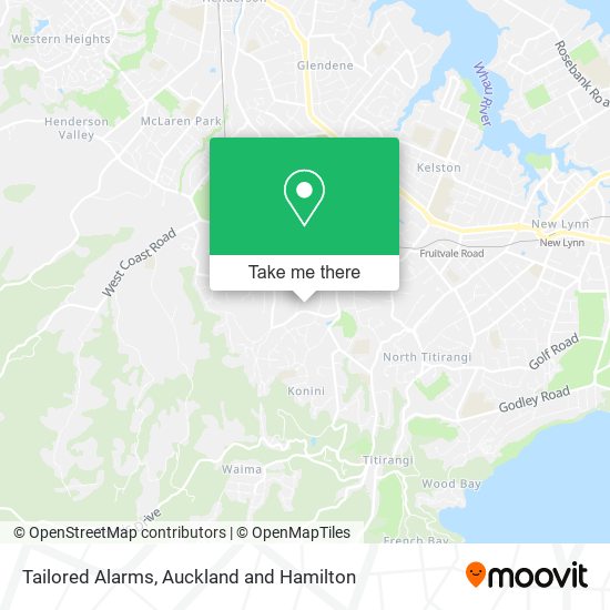 Tailored Alarms map