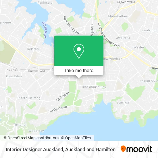 Interior Designer Auckland map