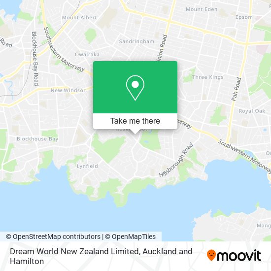 Dream World New Zealand Limited map