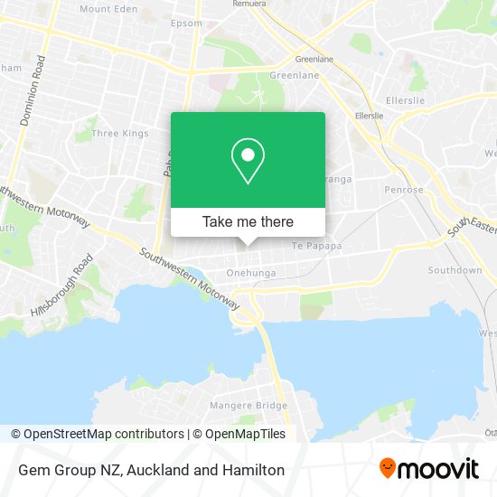 Gem Group NZ map