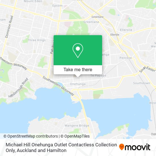 Michael Hill Onehunga Outlet Contactless Collection Only map