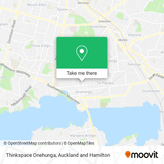 Thinkspace Onehunga map