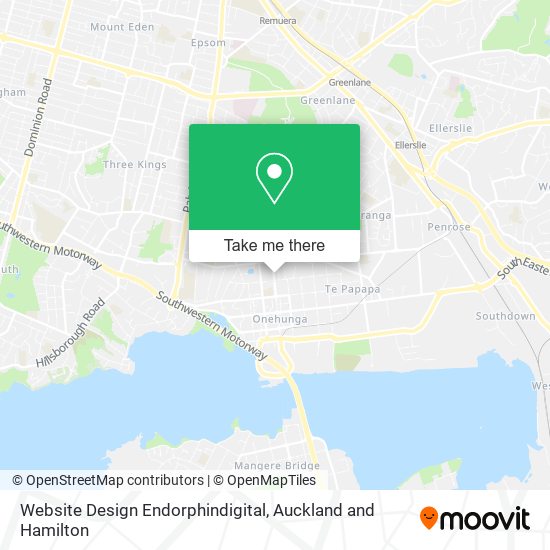 Website Design Endorphindigital map