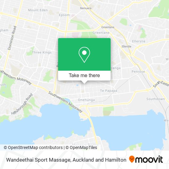 Wandeethai Sport Massage map