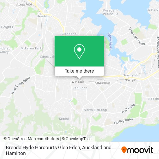 Brenda Hyde Harcourts Glen Eden map