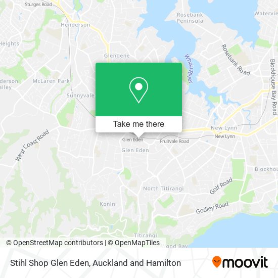 Stihl Shop Glen Eden map