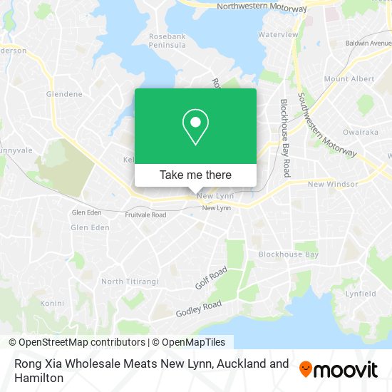 Rong Xia Wholesale Meats New Lynn map