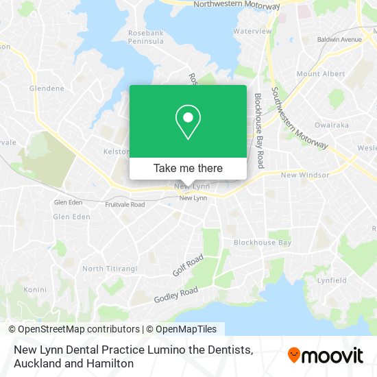 New Lynn Dental Practice Lumino the Dentists map