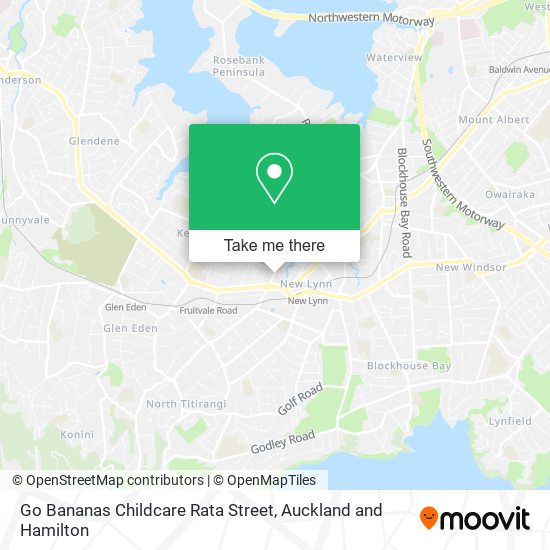 Go Bananas Childcare Rata Street map