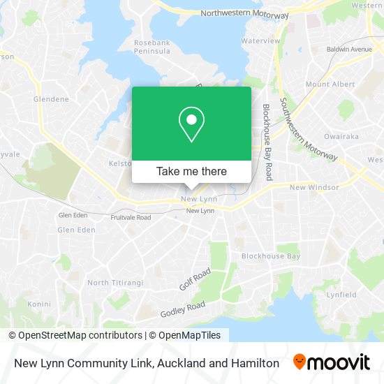 New Lynn Community Link map