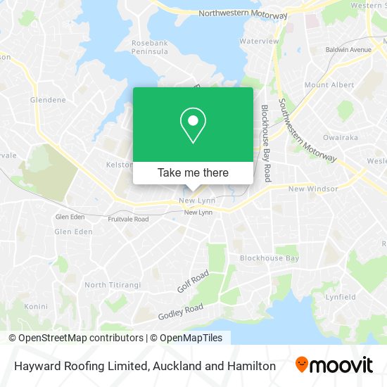 Hayward Roofing Limited map