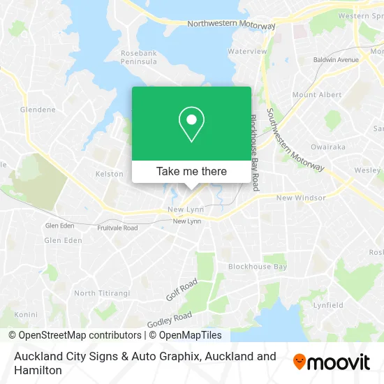 Auckland City Signs & Auto Graphix map