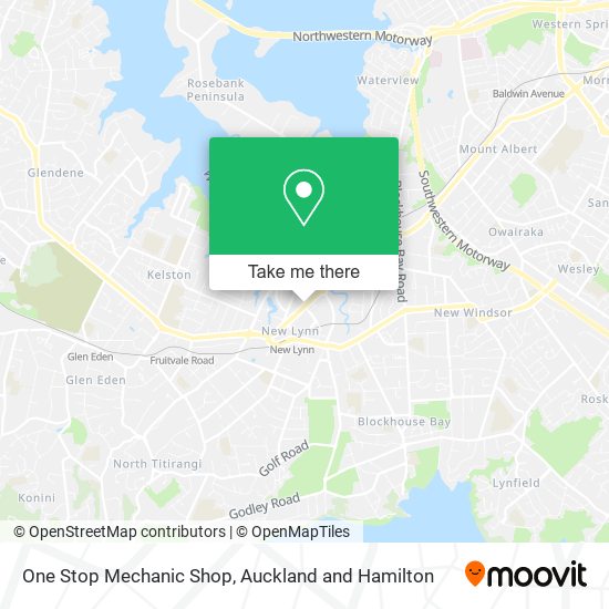 One Stop Mechanic Shop map