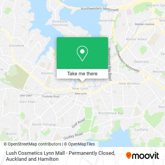 Lush Cosmetics Lynn Mall - Permanently Closed map