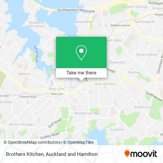 Brothers Kitchen map
