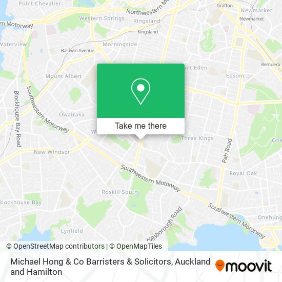 Michael Hong & Co Barristers & Solicitors map