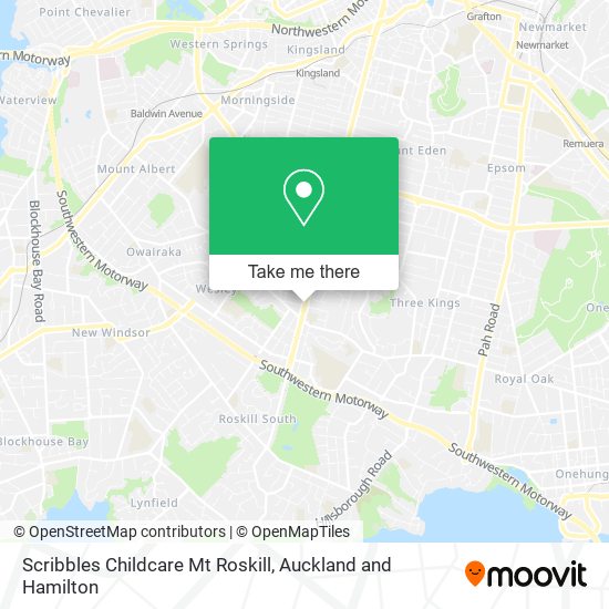Scribbles Childcare Mt Roskill map