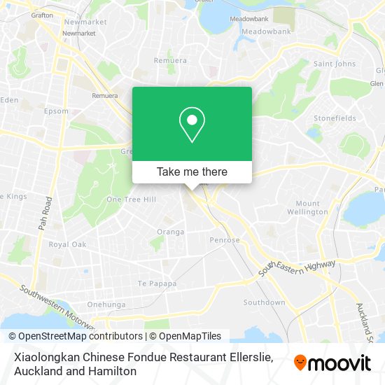 Xiaolongkan Chinese Fondue Restaurant Ellerslie map