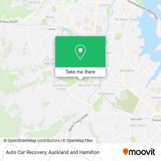 Auto Car Recovery map