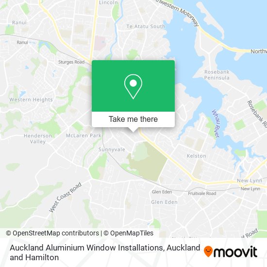 Auckland Aluminium Window Installations map