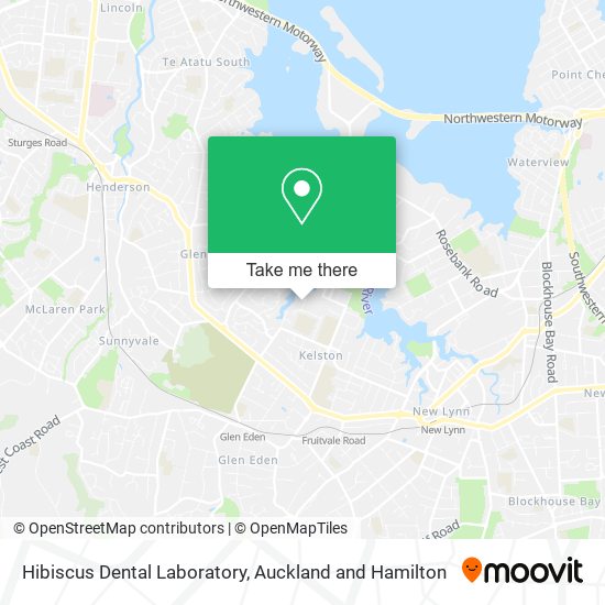 Hibiscus Dental Laboratory map