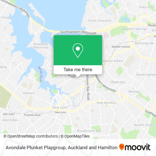 Avondale Plunket Playgroup map