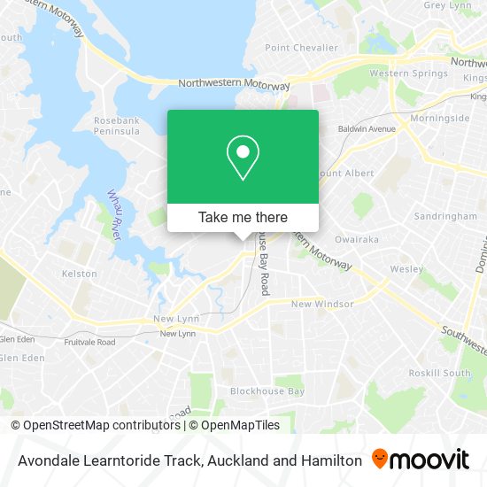 Avondale Learntoride Track地图