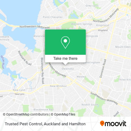 Trusted Pest Control map