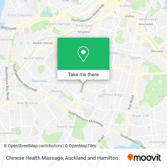 Chinese Health Massage map