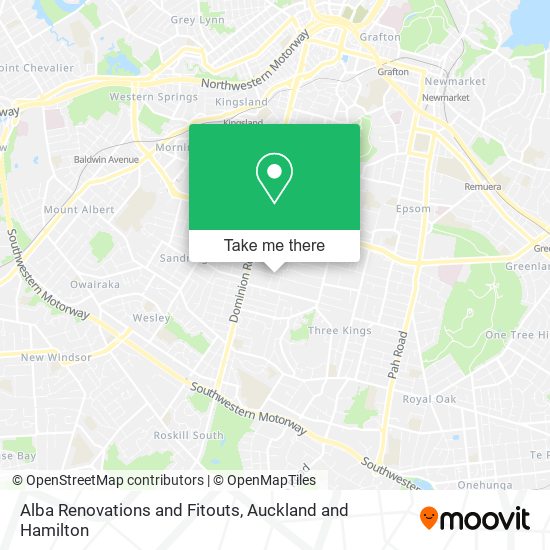 Alba Renovations and Fitouts map