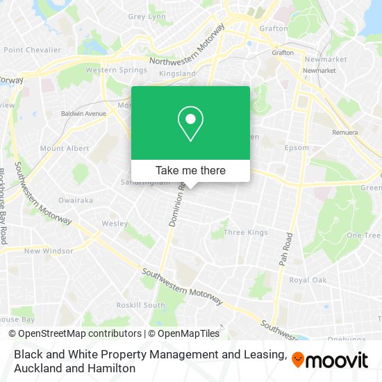 Black and White Property Management and Leasing地图