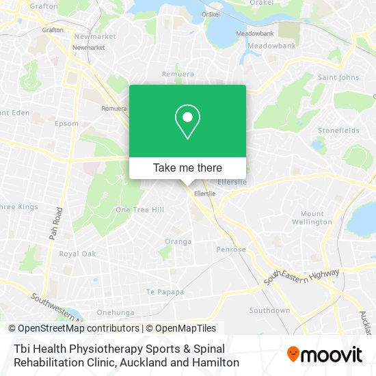 Tbi Health Physiotherapy Sports & Spinal Rehabilitation Clinic map
