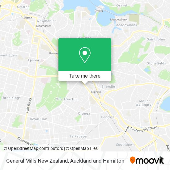 General Mills New Zealand地图