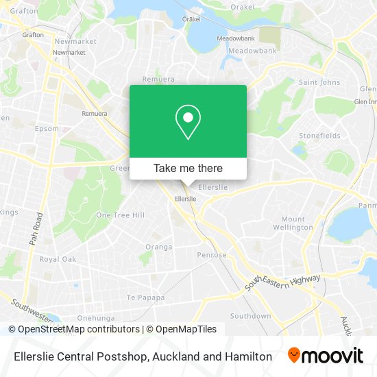 Ellerslie Central Postshop map