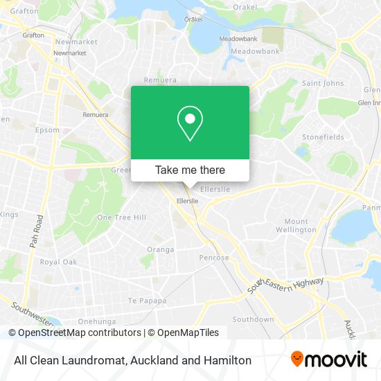 All Clean Laundromat map