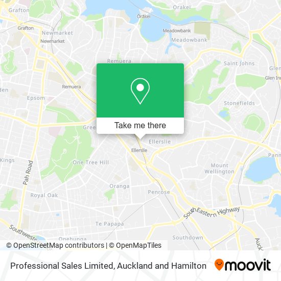 Professional Sales Limited map