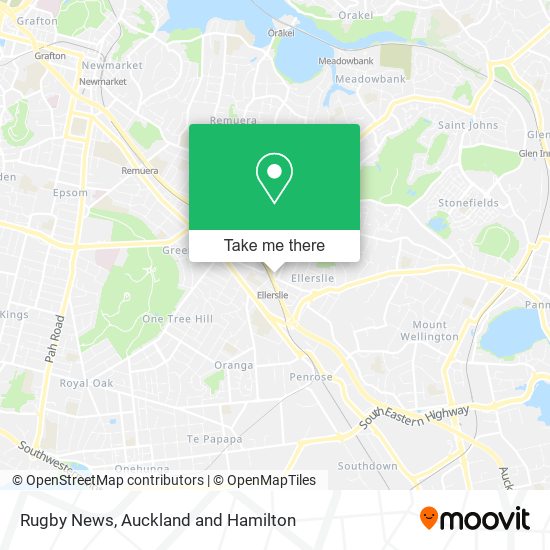 Rugby News map