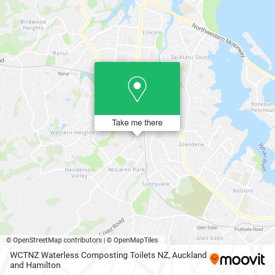 WCTNZ Waterless Composting Toilets NZ map