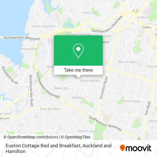 Euston Cottage Bed and Breakfast map