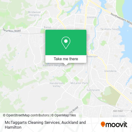 McTaggarts Cleaning Services map
