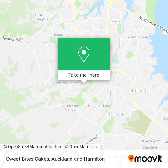 Sweet Bites Cakes地图