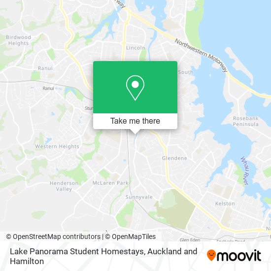 Lake Panorama Student Homestays map