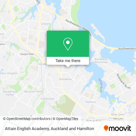 Attain English Academy地图