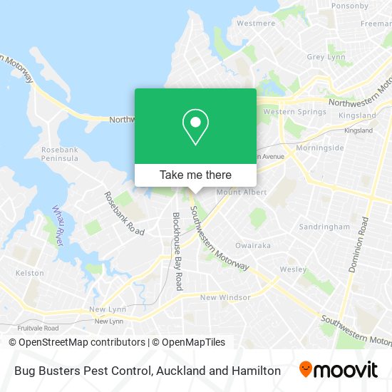 Bug Busters Pest Control map