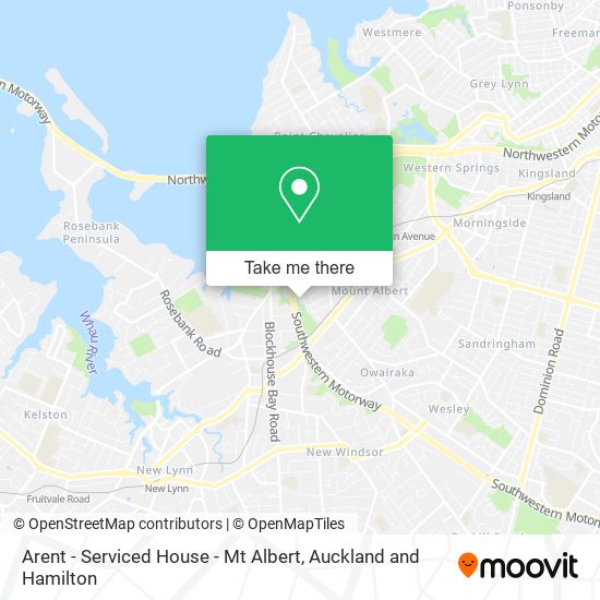 Arent - Serviced House - Mt Albert地图
