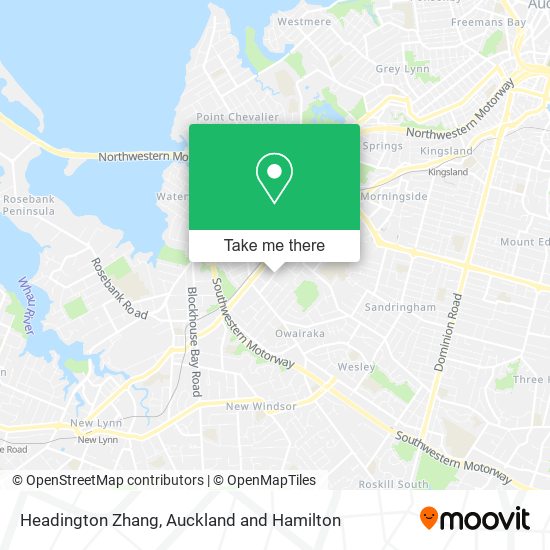 Headington Zhang map