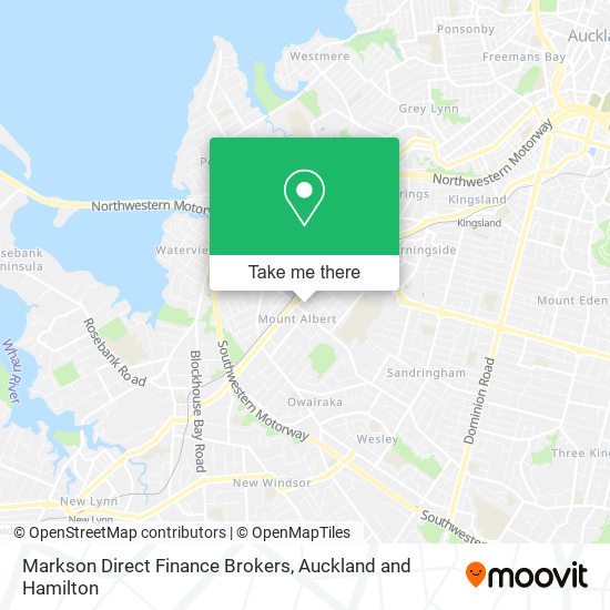 Markson Direct Finance Brokers map