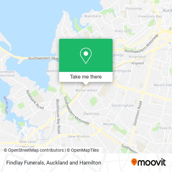 Findlay Funerals map