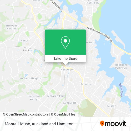 Montel House map